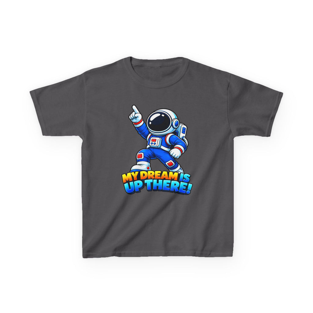 Kidxtr™ Kids Space T-Shirt — 'My Dream Is Up There' Astronaut Graphic Tee