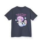 Kids Ocean T-Shirt — 'Make A Splash!' Mermaid & Seahorse Graphic Tee