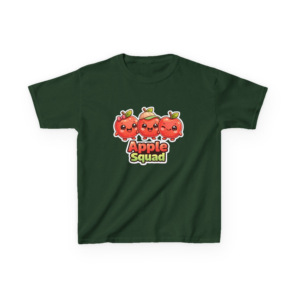 Kids Apple T-Shirt — 'Apple Squad' Cute Fruit Graphic Tee