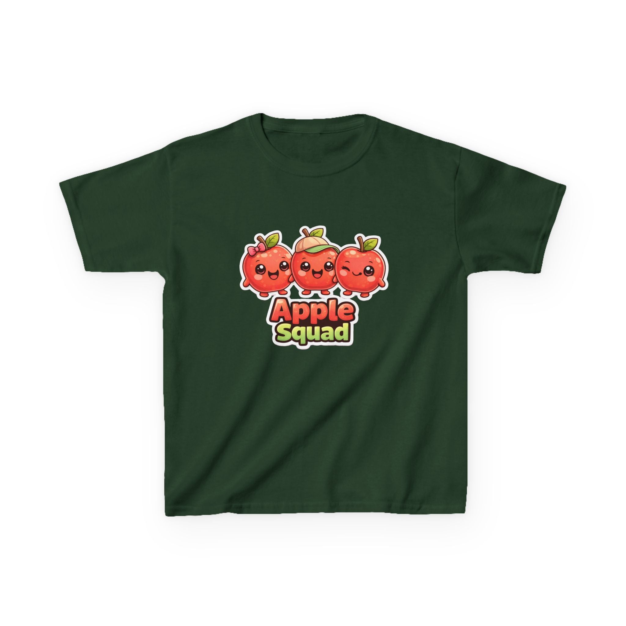 Kids Apple T-Shirt — 'Apple Squad' Cute Fruit Graphic Tee