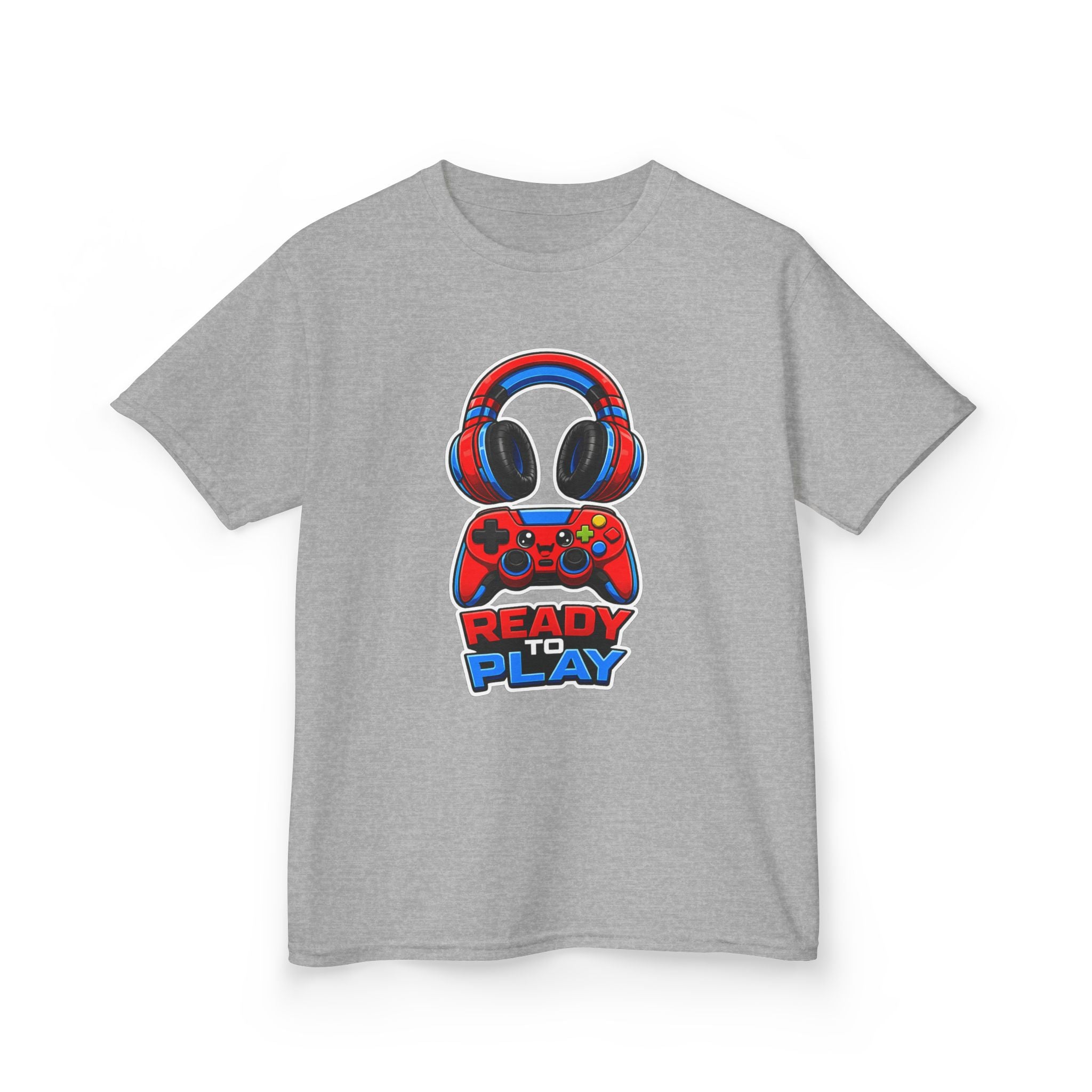 Kids Gaming T-Shirt — 'Ready to Play' Gamer Graphic Tee