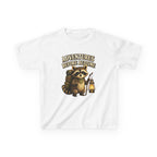 Kids Raccoon T-Shirt — 'Adventures Before Bedtime' Lantern Graphic Tee