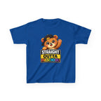 Kids Preschool T-Shirt — 'Straight Outta Preschool' Teddy Graduation Graphic Tee