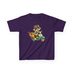 Kids Raccoon T-Shirt – Scooter Rider Graphic Tee
