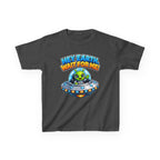 Kidxtr™ Kids Space T-Shirt — 'Hey Earth, Wait For Me!' Alien Spaceship Graphic Tee