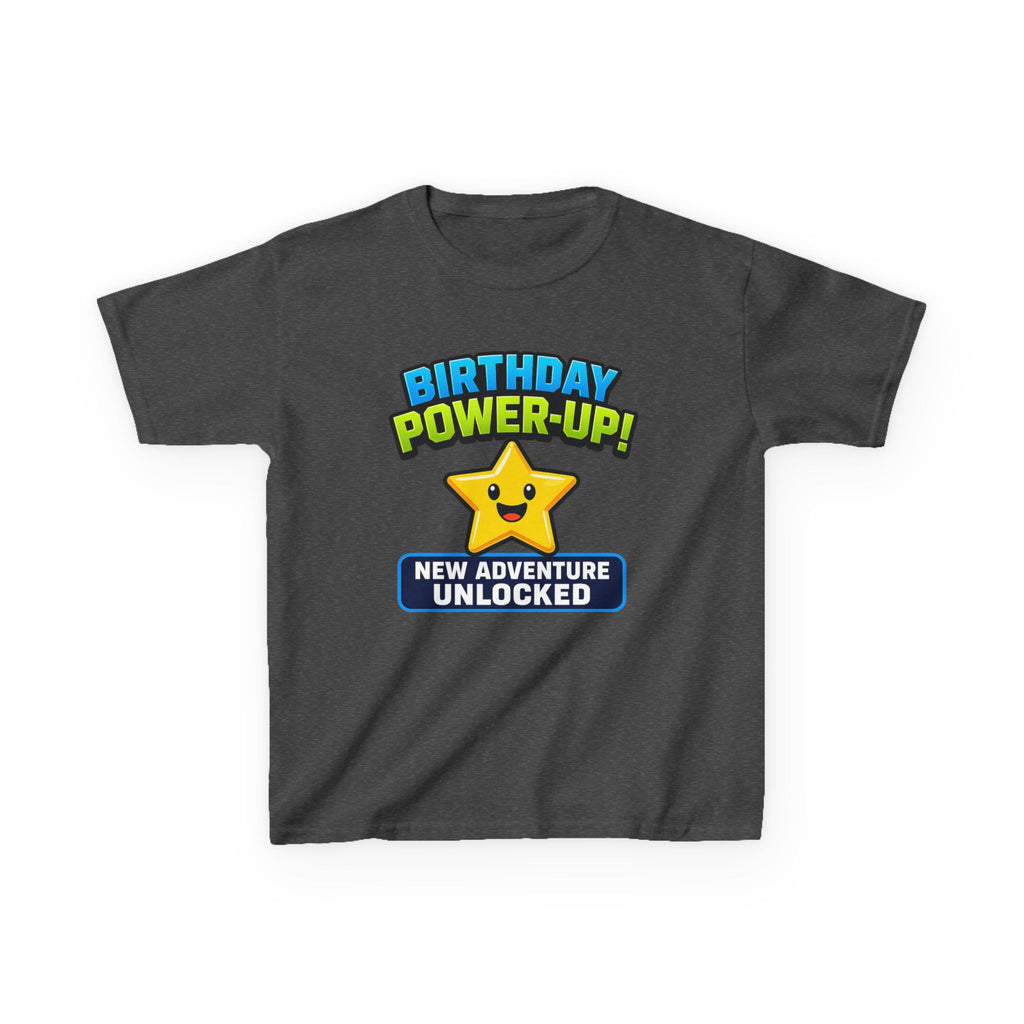 Kids Birthday Gamer T-Shirt – Level Up Graphic Tee