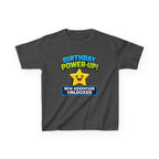 Kids Birthday Gamer T-Shirt – Level Up Graphic Tee