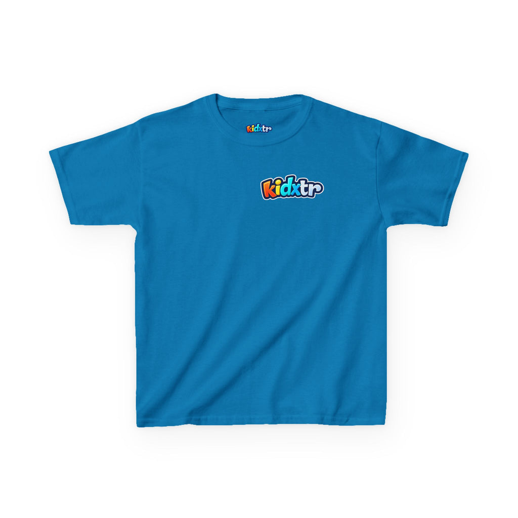Kidxtr™ Kids Logo T-Shirt — 'Born Bold' Rainbow Wordmark Graphic Tee
