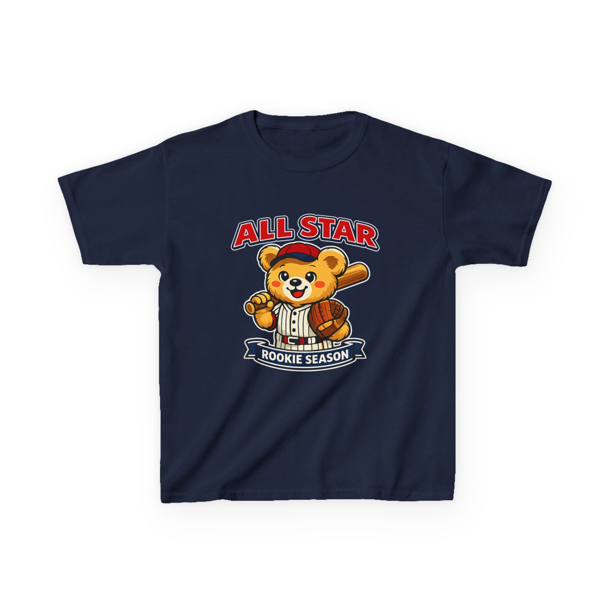 Bear Baseball - Kids T Shirt