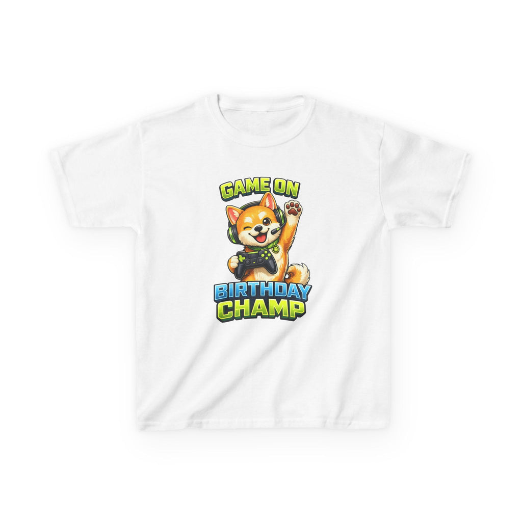 Kids Birthday Gamer T-Shirt – Game On Graphic Tee