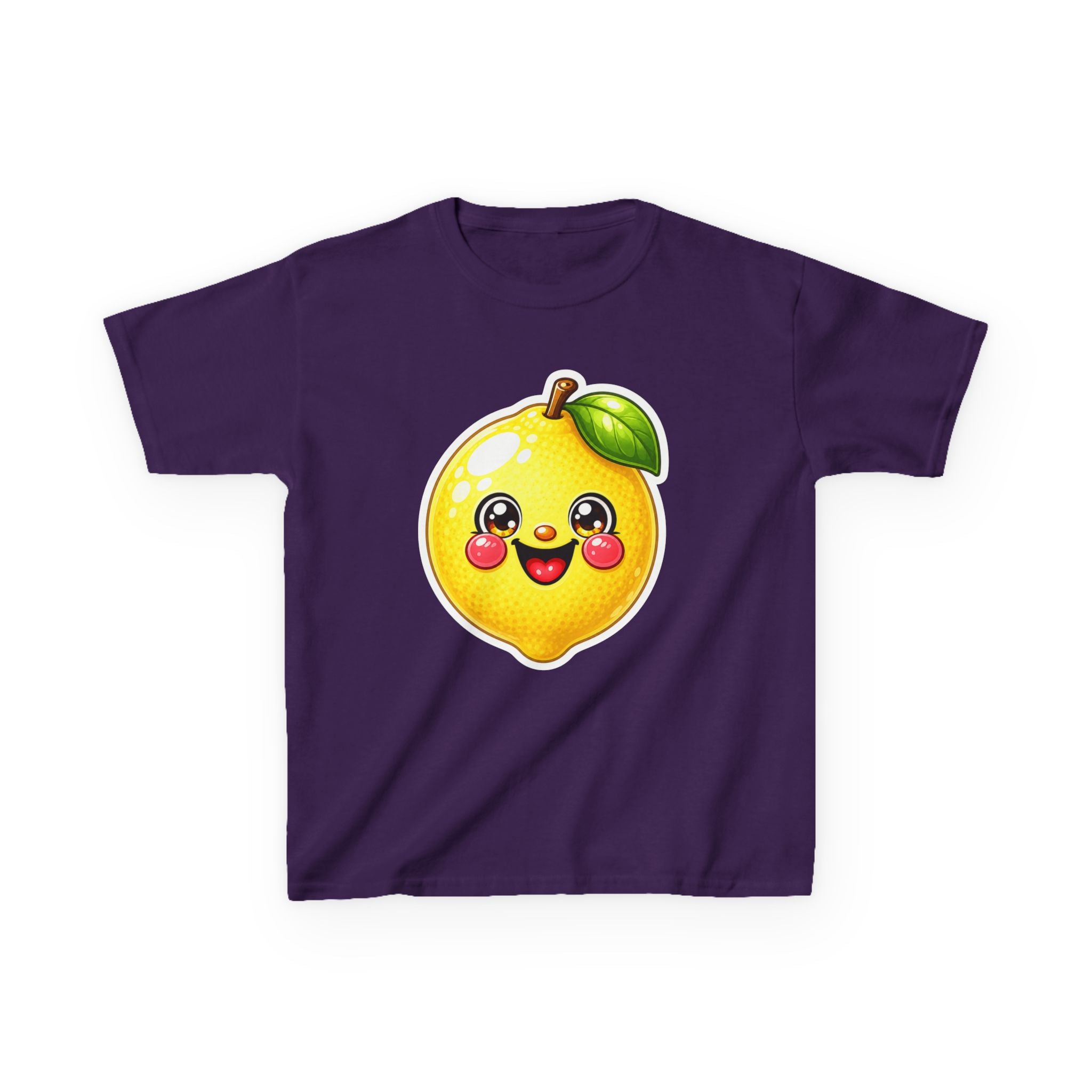 Kids Lemon T-Shirt — 'Stay Zesty' Cute Smiling Lemon Fruit Graphic Tee