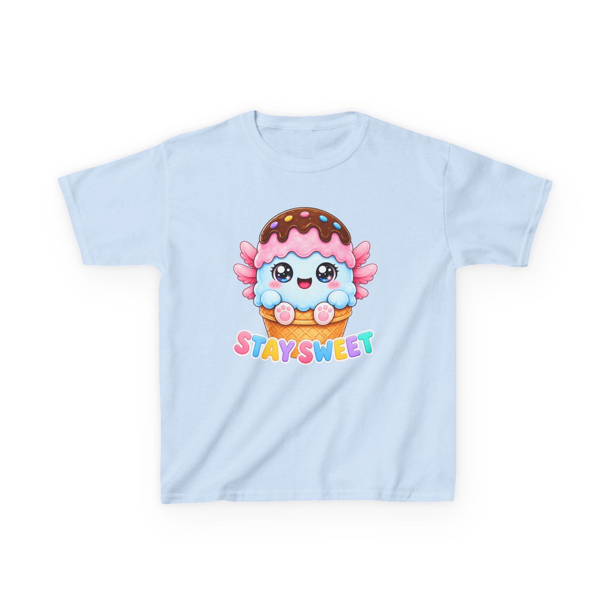 Kids Tee — Kawaii Ice Cream 'Stay Sweet' Graphic