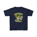 Kids Broccoli T-Shirt — 'Broccoli Power Slam Dunk!' Basketball Veggie Graphic Tee