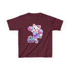 Kids Cheer Kitten T-Shirt — '#1 Cheer Kitten' Cute Cheerleader Cat Graphic Tee