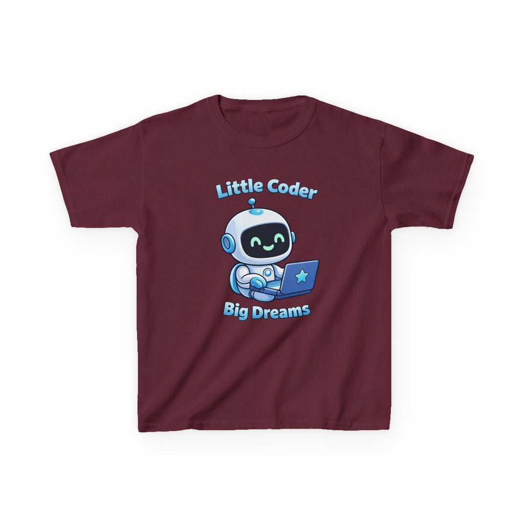 Kids Coding T-Shirt – Little Coder Big Dreams Graphic Tee