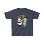 Kids Tee — "Friends for Life" Cute Panda Friends Graphic