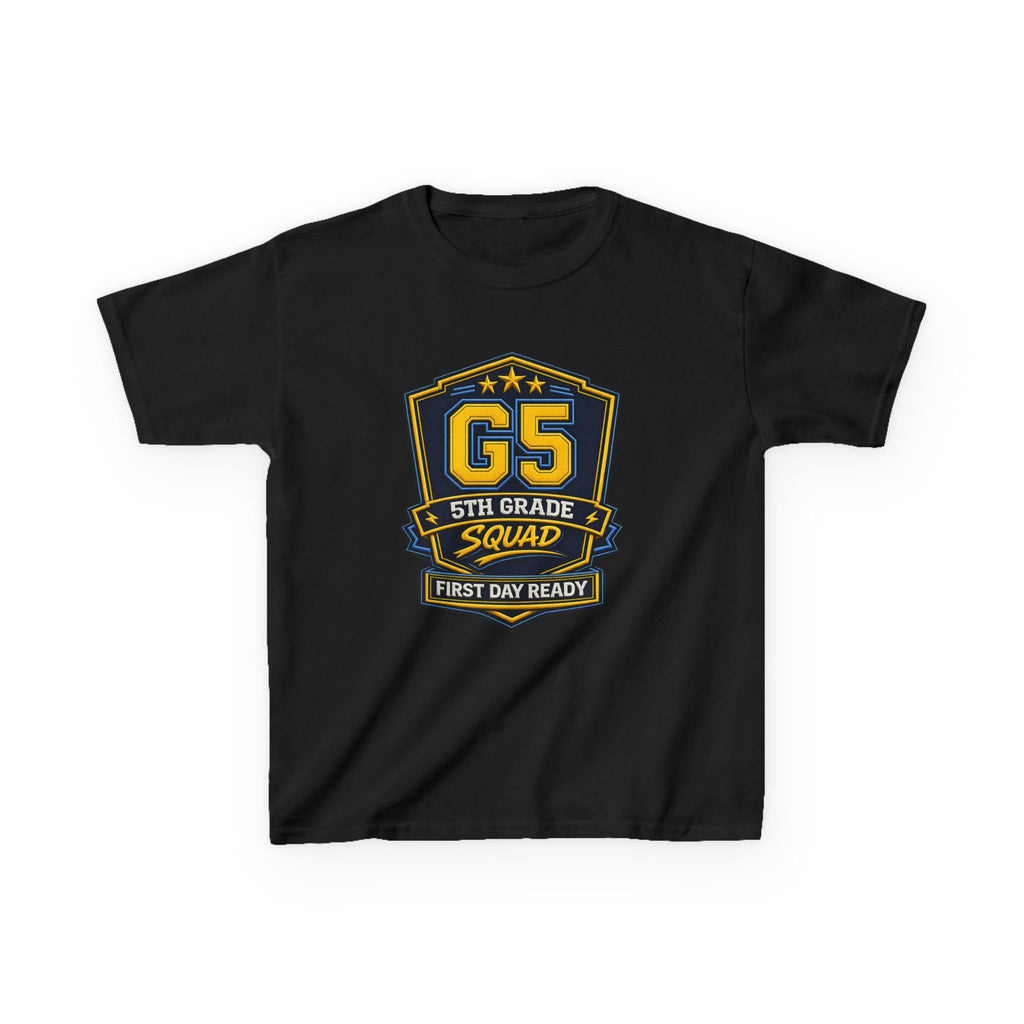 Kids 5th Grade T-Shirt — 'G5 First Day Ready' Back-to-School Graphic Tee