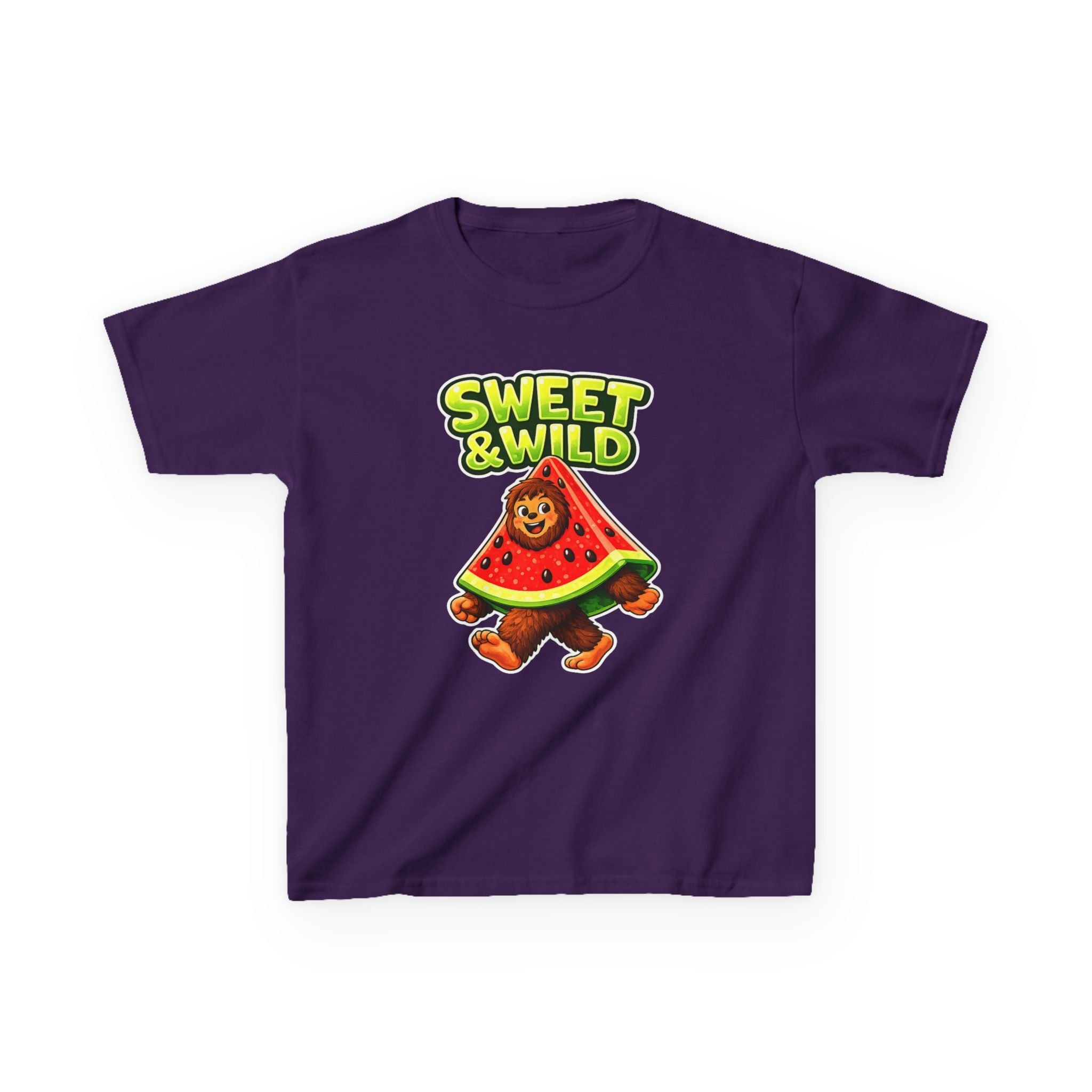 Kids Watermelon T-Shirt — 'Sweet & Wild' Fun Fruit Graphic Tee