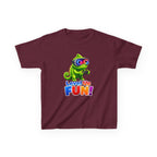 Kids Gaming T-Shirt — 'Level Up Fun!' Chameleon Gamer Graphic Tee