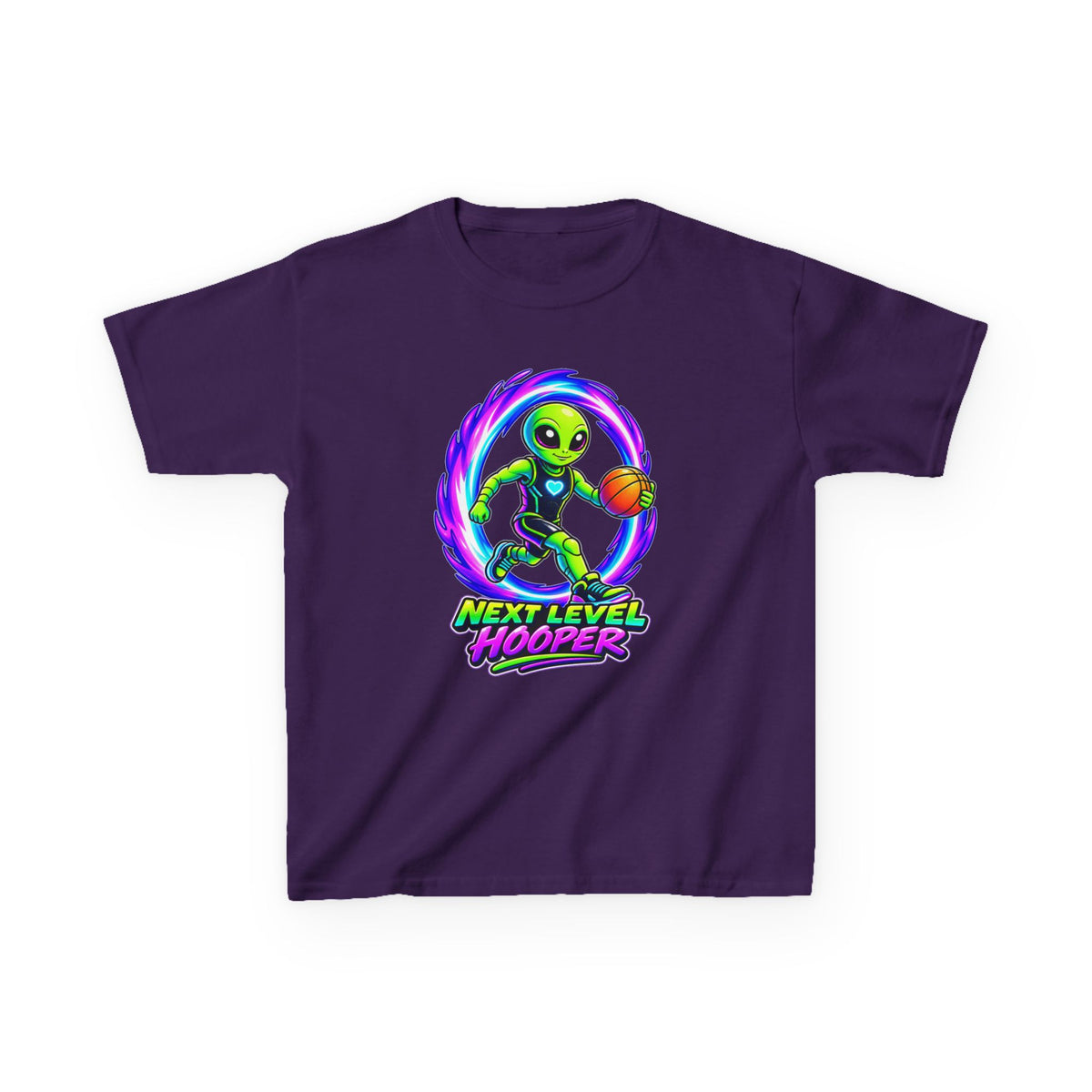 Kidxtr™ Kids Basketball T-Shirt — 'Next Level Hooper' Graphic Tee