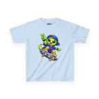Kidxtr™ Kids Alien T-Shirt — Alien Skateboarding Graphic Tee
