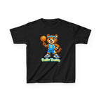 Kidxtr™ Kids Basketball T-Shirt — 'Ballin' Buddy' Cute Bear Basketball Graphic Tee
