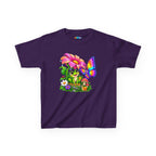 Kidxtr™ Kids Frog T-Shirt — 'Garden Squad' Frog & Butterfly Graphic Tee