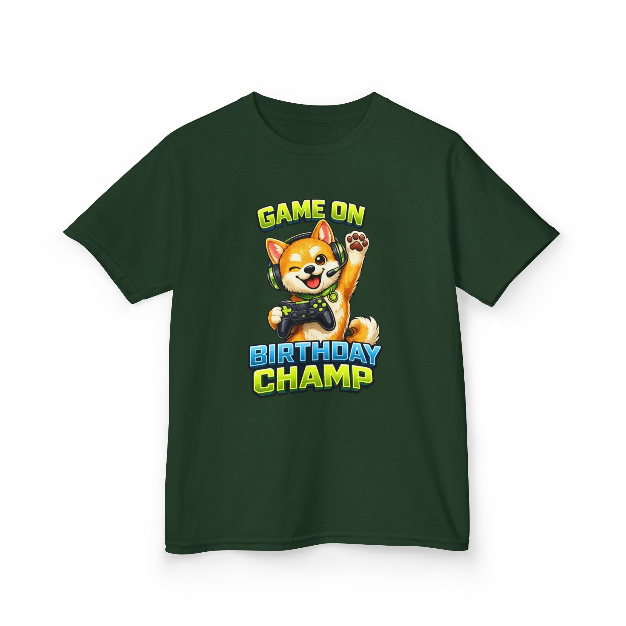 Kids Birthday Gamer T-Shirt – Game On Graphic Tee