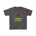 Kidxtr™ Kids Spider Web T-Shirt — 'Web Crew' Halloween Graphic Tee