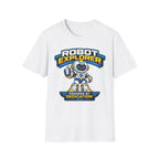Copy of Robot Explorer T-Shirt — Cute Cartoon Robot Graphic Tee ("Powered by Dedication")