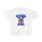 Kids Robot T-Shirt — 'Helpful Is Cool' Heart Graphic Tee