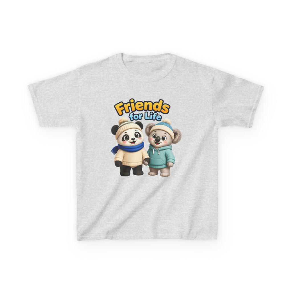 Kids Panda T-Shirt — 'Friends for Life' Cute Best Friends Graphic Tee