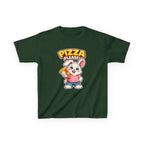 Kids Bunny T-Shirt — 'Pizza Please!' Cartoon Graphic Tee