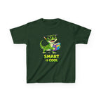 Kids Gecko T-Shirt — 'Smart Is Cool' Cartoon Gecko Graphic Tee