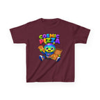 Kids Cosmic Pizza T-Shirt — 'Cosmic Pizza' Cute Alien Eating Pizza Graphic Tee