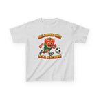 Kids Soccer T-Shirt — 'Bell Pepper Power' Goal Machine Cute Veggie Mascot Graphic Tee