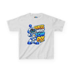 Kidxtr™ Kids Robot T-Shirt — 'Guess What I Can Do' Robot Graphic Tee