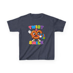 Kids T-Shirt — 'Twist & Smile' Cute Pretzel Graphic Tee for Children