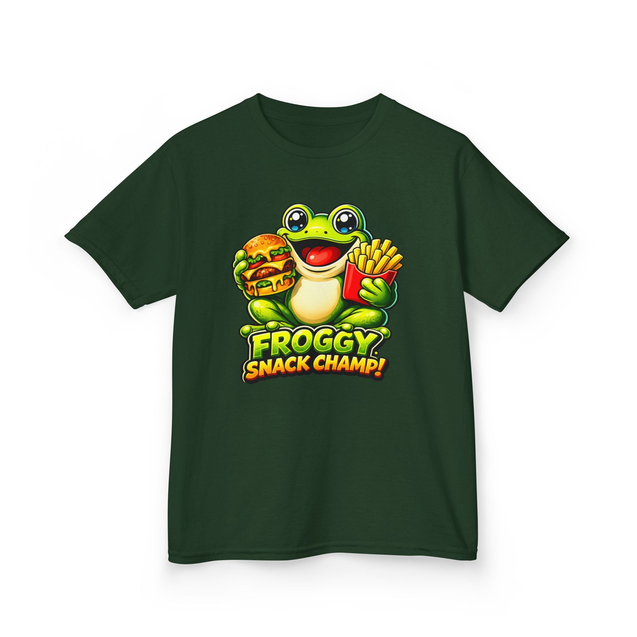 Kids Frog T-Shirt – Froggy Snack Graphic Tee