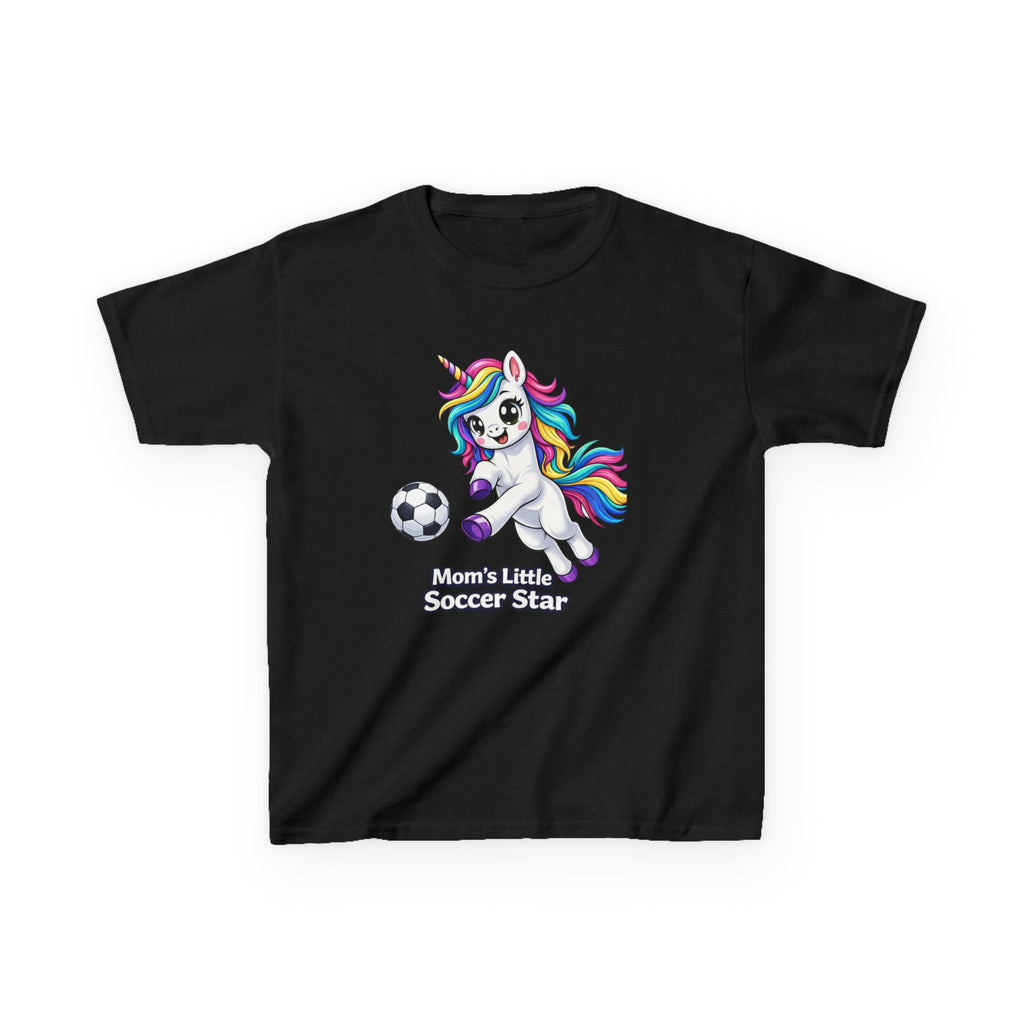 Kids Soccer Unicorn T-Shirt – Mom's Star Graphic Tee