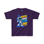 Kidxtr™ Kids Robot T-Shirt — 'Guess What I Can Do' Robot Graphic Tee