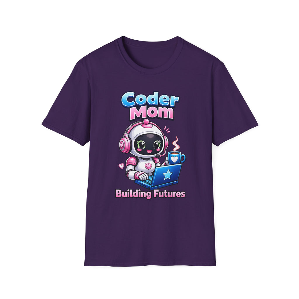 Mom Coding Robot T-Shirt – Support Crew Graphic Tee