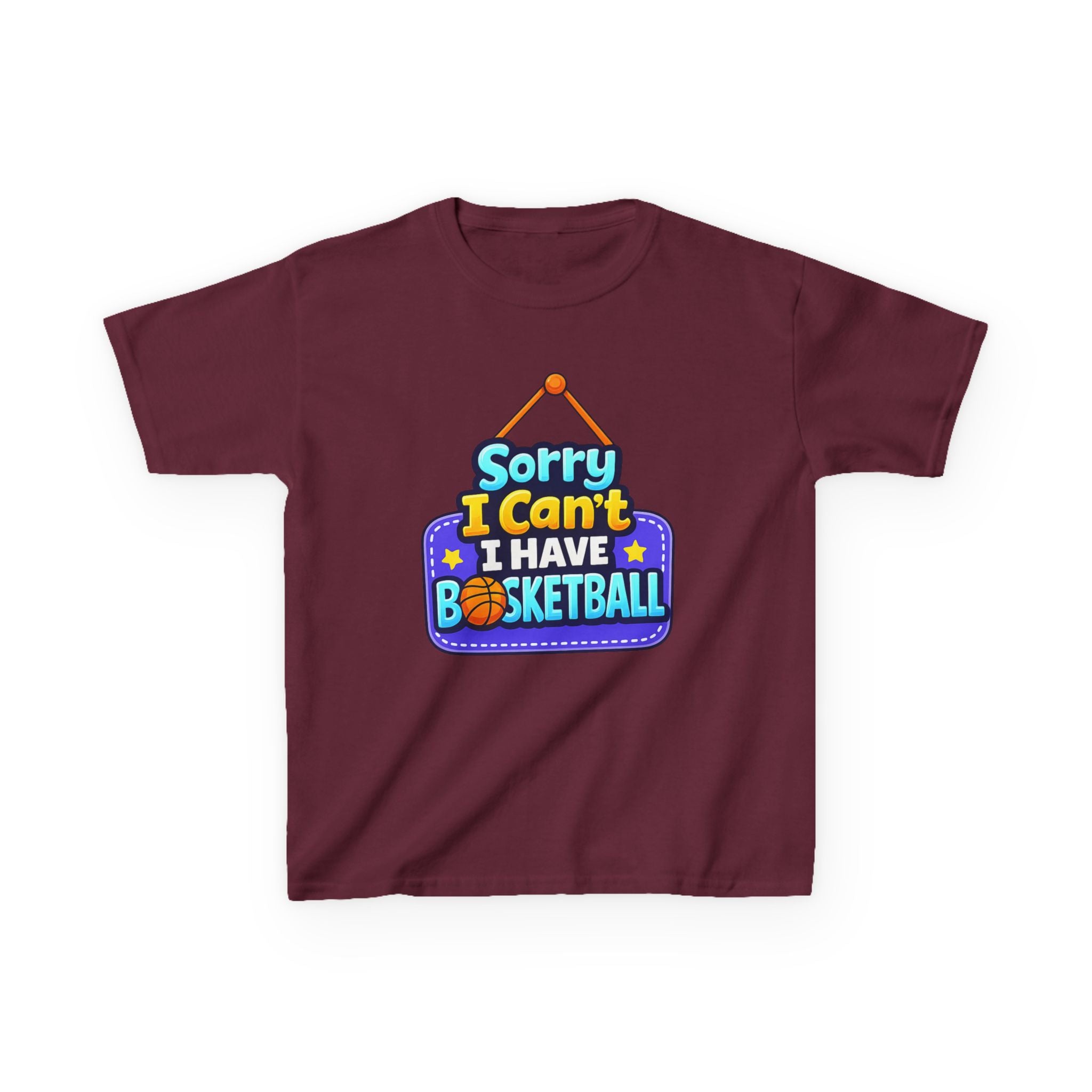 Sorry I Can't I Have Basketball - Kids T Shirt