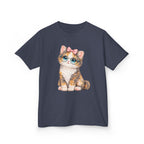 Kids Cat T-Shirt – Big-Eyed Kitten Graphic Tee