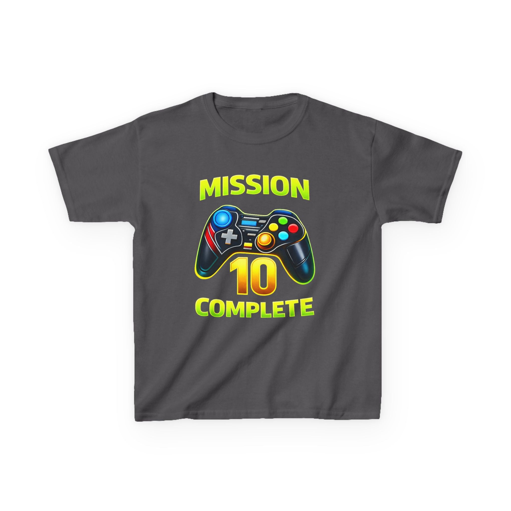 Kids Gamer T-Shirt – Mission Complete Graphic Tee