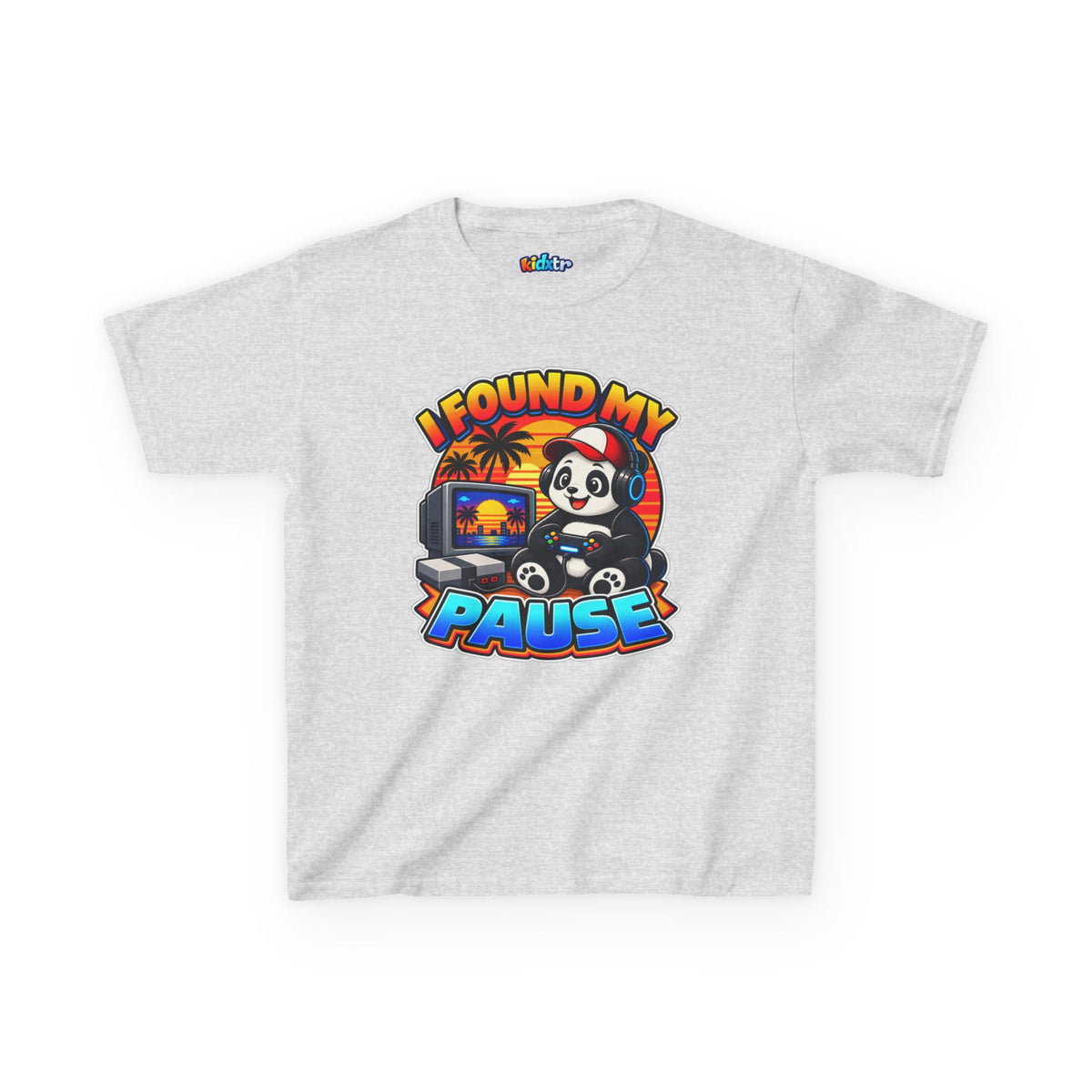 Kidxtr™ Kids Gamer T-Shirt — 'I Found My Pause' Gaming Graphic Tee