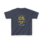 Grade 5 Squad Kids T‑Shirt — "G5 Grade 5 Squad: First Day Ready" Back‑to‑School Tee