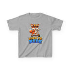 Kids Fox T-Shirt — 'Born to Ride' Cute Fox on Scooter Graphic Tee