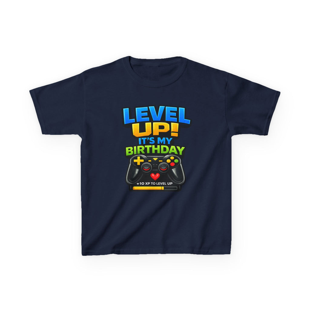 Kids "Level Up! It's My Birthday" Gaming Tee