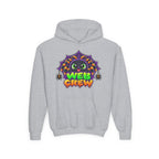 Kidxtr™ Kids Spider Hoodie — 'Web Crew' Cute Halloween Spider Graphic Hoodie